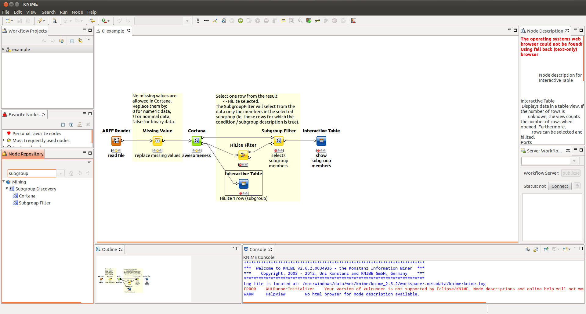 Cortana drop-in in KNIME